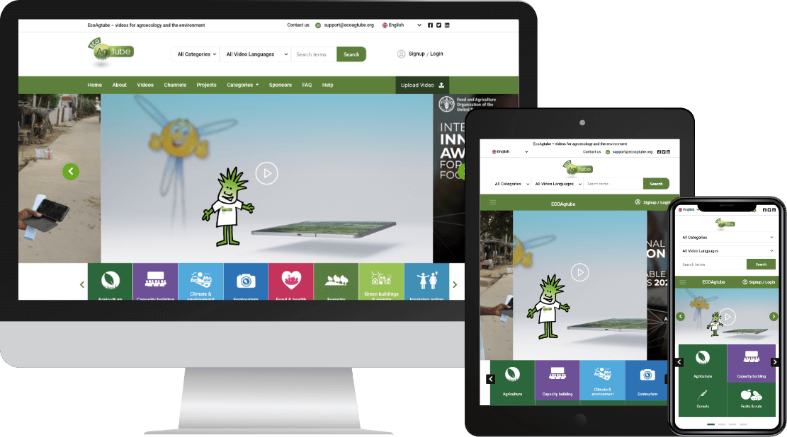 eco Agtube responsive design